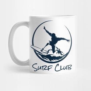 Surfer Club Print DesignTemplate Mug